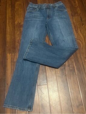 Classic Blue Wrangler Boys Regular Fit Boot Cut Jeans